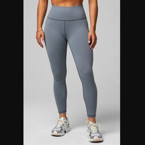 NWT Fabletics Define Powerhold High-Waisted Leggings Stormcloud Gray Blue